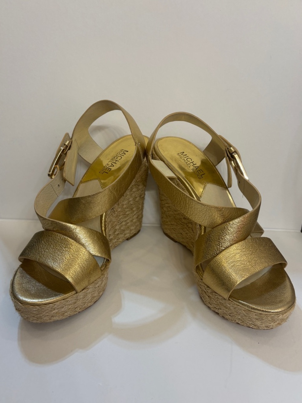 Michael Kors Gold Wedges Size 7.5 –